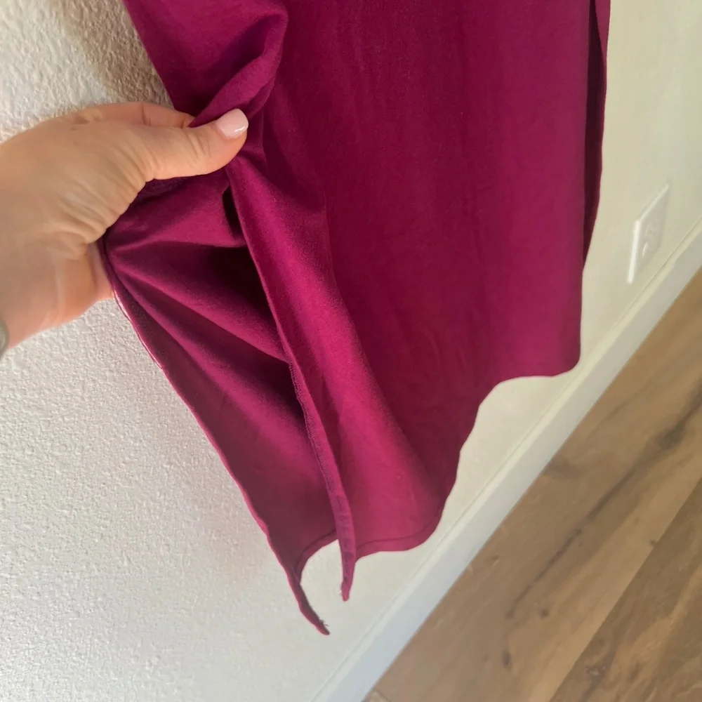 Raspberry Wrap Dress - Picture 3 of 3